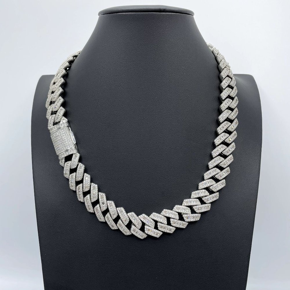 20MM THICK STYLE VVS SHINE SPECIAL CLASP ICED OUT CHAIN